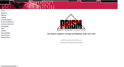 Desktop Screenshot of prismlighting.co.uk